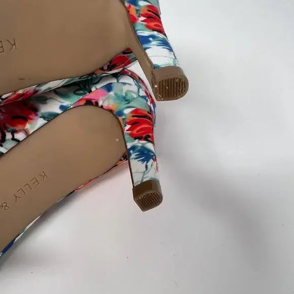 Kelly & Katie KK Misha Women's Heels Size 6.5 Floral - Picture 12 of 12